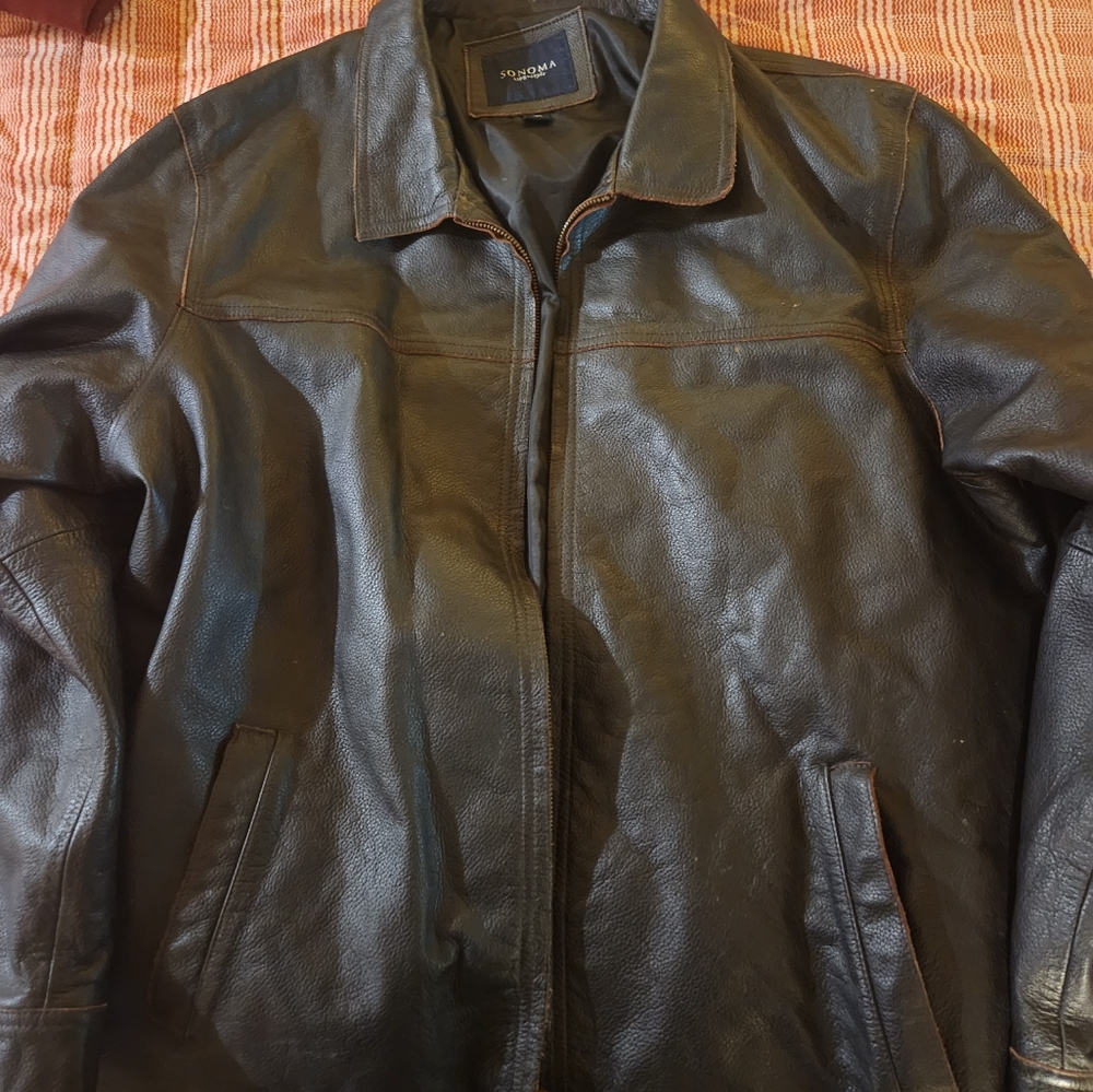 Sonoma leather jacket